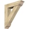 Ekena Millwork Traditional Traditional Rough Sawn Bracket w/ Offset Brace, Douglas Fir, 8"W x 32"D x 36"H BKT0806X32X36TRA01RDF - alternate 1